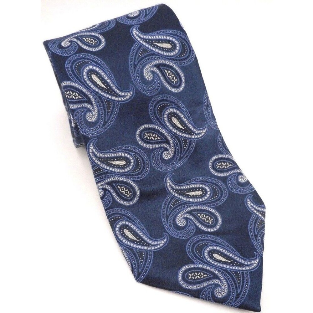 Forsyth of Canada Blue Paisley Men's Tie (A0305)